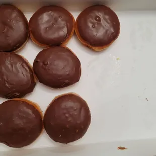 Bavarian cream filled donuts