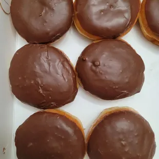 Bavarian cream filled donuts