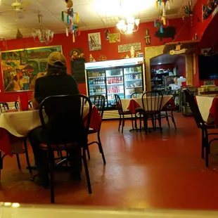 a man sitting at a table