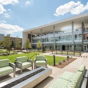 the outside of the building