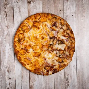 BBQ &amp; Buffalo Chicken Pizza