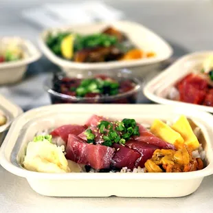 Chutoro Donburi with Uni and more...