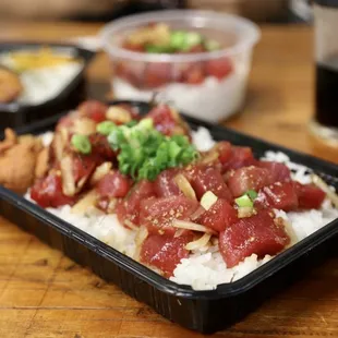 Shoyu Onion and Hawaiian Limu Poke with Uni