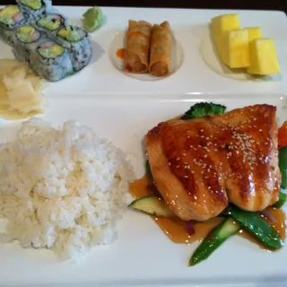 Salmon Teriyaki Bento Box