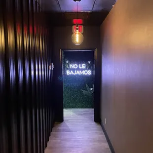 Hallway to the bathroom
