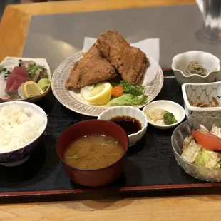 Maguro Rib Sashimi Teishoku