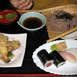 Hot Udon Tempura Sushi