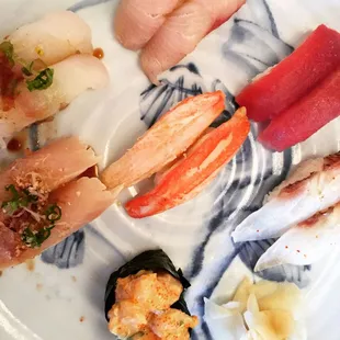 sushi and sashimi, sashimi, sushi, food