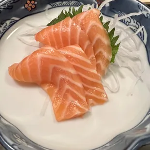 Salmon sashimi