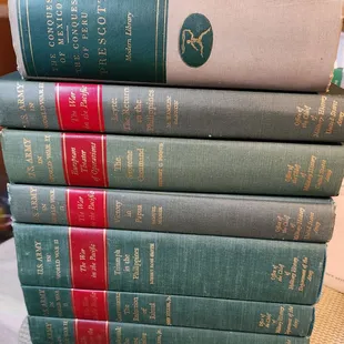 The Homie, a UW Seattle history major, was happy to find these titles (9/26/23).