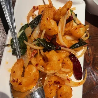 Salt and Pepper Popcorn Shrimp