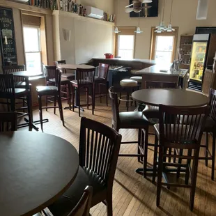 Our upstairs bar area is great for entertaining parties or groups up to 40!