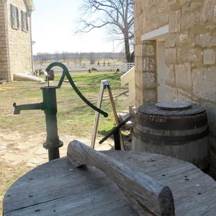On the grounds of the Mahaffie Stagecoach Stop and Farm