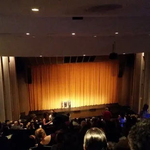 Still a good view from the last row