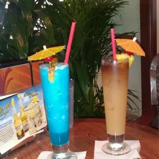 Drinks are quite tropical, and can&apos;t taste the alcohol, but you can sure feel it when you get up to pee.