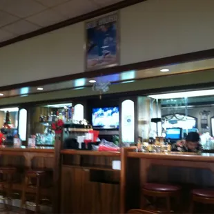 The bar.