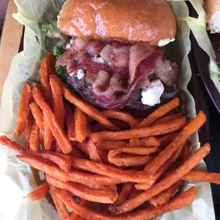 Blue Cheese Bacon Burger