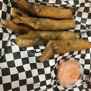 Dynamite, peppers stuffed with beef.  Will definitely order again.