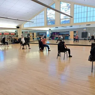 Chair Zumba fitness demo class with Andi for 1/12/25 Mahany Fitness Center open house