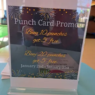 January 2025 Punch Card promo gives 5 free classes.