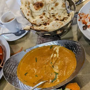 Chicken Tikka Masala and Naan