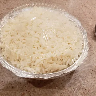 Complimentary rice