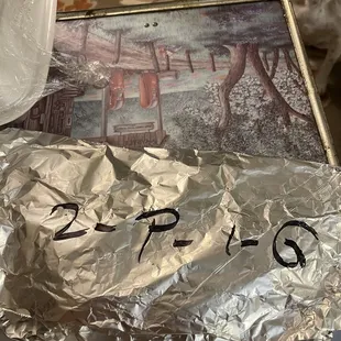 The WRONG BREAD WE ORDERED 4 GARLIC!!