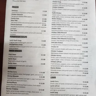 Menu Aug 2022