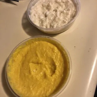 Semolina pudding and Kheer/Rice Pudding