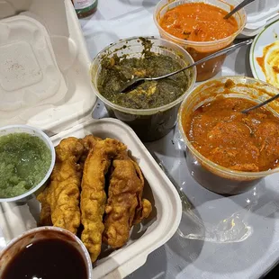 Chicken Tikka Masala, chicken saag, Chicken Curry, Chicken Pakora