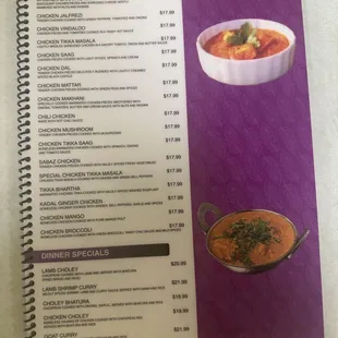 menu, soups and chowder