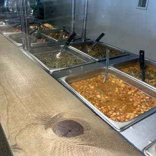 Food line-up changes daily