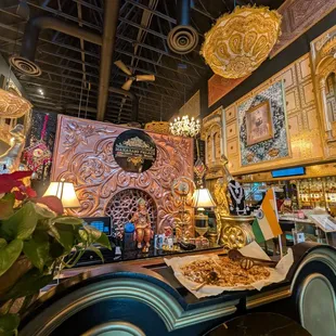 Decoration at the entrance