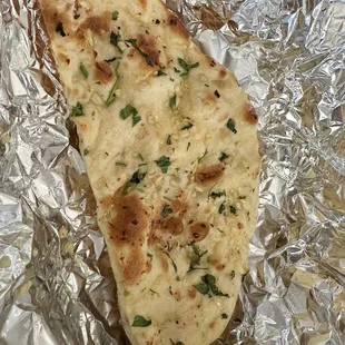 Garlic naan