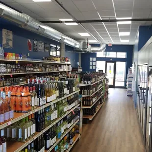 a view of a grocery store