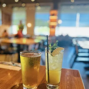 Pau Hana Local Beer $6 &amp; Shiso Mojito $10 - both good!