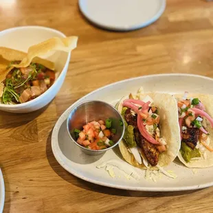 HH Hapa Poke $12 &amp; HH Fish Tacos $8