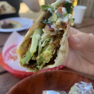 Fried Avocado Taco