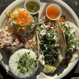 Two taco plate