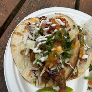 Fried Avocado Taco