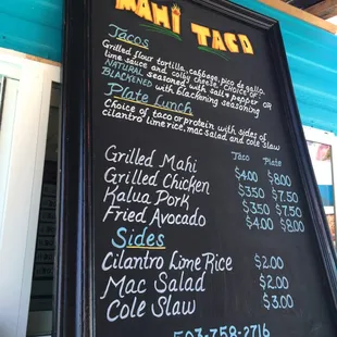 menu, sandwiches