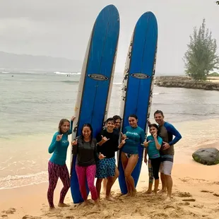 Surfing the north shore!