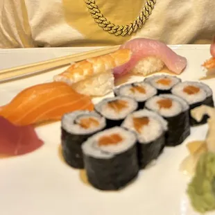 Yellowtail Sushi &amp; Sashimi Platter Lunch and Dinner Menu