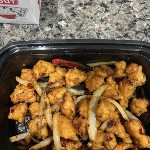 $22 for a main course spicy chili chicken doesn&apos;t seem to worth it. the portion is so small for a main course meal.