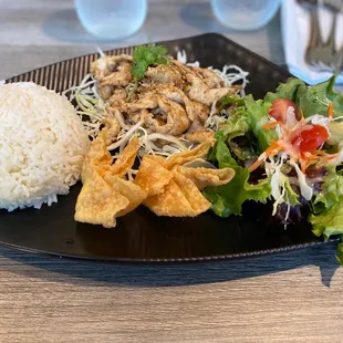 Garlic Chicken Lunch Plate