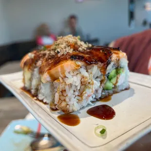 Baked Salmon Roll
