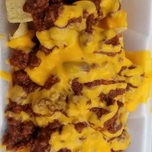 Chili nachos