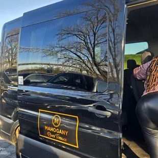The shuttle van