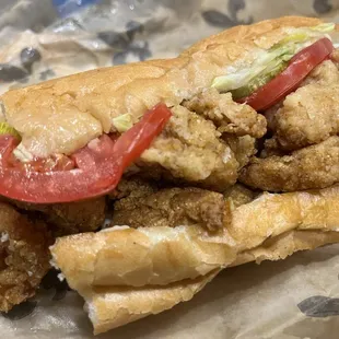Shrimp po'boy