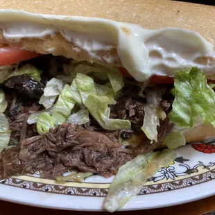  a closeup of a sandwich on a plate